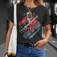 50年代 ロカビリー Clothing 1950年代 ソック ホップ スイング グリーザー ロッカー Tシャツ 彼女への贈り物