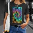 51歳の誕生日の面白いシャツ オールドメーター 面白い51歳ギフト Tシャツ 彼女への贈り物