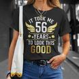 56Th Birthday Party It Took Me 56 Years To Look This Good Tシャツ 彼女への贈り物