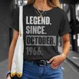57歳の誕生日 ヴィンテージ レトロ 面白い 57歳 10月 1966 Tシャツ 彼女への贈り物