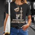 60歳の誕生日 メンズ レディース 1965年 オリジナル 素晴らしいテディベア Tシャツ 彼女への贈り物