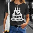 65年のお祝い イベント、記念日、誕生日。 Tシャツ 彼女への贈り物