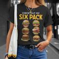 6パック バーガー Tシャツ 彼女への贈り物