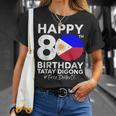 80歳の誕生日おめでとうタテイ・ディゴン・ドゥテルテ Prrd フリー・ドゥテルテ Tシャツ 彼女への贈り物