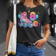 8º Cumpleaños Niña 8 Años Patines Número 8 Camiseta unisex Regalos para ella