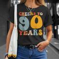 90歳 誕生日 パーティー お祝い 乾杯 90歳 Tシャツ 彼女への贈り物