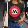 A Tokyo Metro Marunochi Line 東京メトロ丸ノ内線 Tシャツ 彼女への贈り物