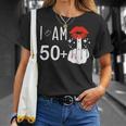 I Am 50 Plus 1 中指 51歳の誕生日 面白い Tシャツ 彼女への贈り物