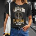 I Am The Captain Tシャツ 彼女への贈り物
