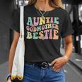 Auntie Godmother Bestie Aunt God Mother Bestie T-Shirt Gifts for Her