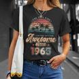 Awesomeince 1965 パームツリー 60歳の誕生日 Tシャツ 彼女への贈り物