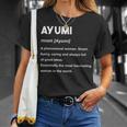 Ayumi 歩美 Tシャツ 彼女への贈り物