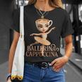 Ballerina Cappuccina Brainrot Tシャツ 彼女への贈り物