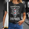 Barber ヘアドレッサー ヘアスタイリスト バーバーショップ バーバー Tシャツ 彼女への贈り物