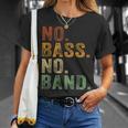 Bassist 楽器 エレキベース バンドなし Tシャツ 彼女への贈り物