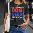 Bbq Beer Freedom シャツ Tシャツ 彼女への贈り物