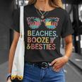 Beaches Booze Besties 夏休み 旅行 ギフト Tシャツ 彼女への贈り物