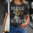 Beagle Mommyビーグル ママ フンデ ママについてつぶやく イングリッシュ・ビーグル ママ Tシャツ 彼女への贈り物