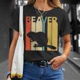 Beaver ビーバー 動物 Tシャツ 彼女への贈り物