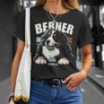 Berner And Chill バーニーズマウンテンドッグ 面白いグラフィックtシャツ Tシャツ 彼女への贈り物