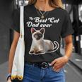 Best Cat Dad Ever Chatiamois T-Shirt Cadeaux pour elle