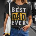 Best Dad Ever ヴィンテージ 父の日 おもしろ お父さん メンズ 夫 Tシャツ 彼女への贈り物