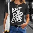 Best Dad Evertシャツプリント、Bester Father Der Welt、父の日 Tシャツ 彼女への贈り物