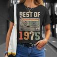Best Of 1975 オールド・カセット 50歳の誕生日 レトロ Tシャツ 彼女への贈り物