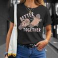 Better Together バレンタインデー カモノハシ カップル ラブ ハッピー Tシャツ 彼女への贈り物