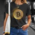 Bitcoin To The Moon And Back、ビットコイン暗号通貨グラフィック Tシャツ 彼女への贈り物