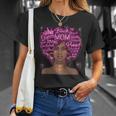 Black Woman Mom African American Happy Mother's Day T-Shirt Gifts for Her