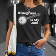 Bluegrass Is My Jam Banjo Musicintage Graphic Tシャツ 彼女への贈り物