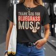 Bluegrass ミュージックギタープレーヤー 面白いバンジョー楽器 Tシャツ 彼女への贈り物