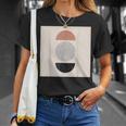 Boho 抽象形アート ミッドセンチュリー モダンアート Tシャツ 彼女への贈り物
