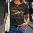 Bombardiro Crocodilo イタリアンブレインロットミーム Tシャツ 彼女への贈り物