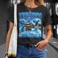 Bombardiro Crocodilo 面白い イタリアン ブレイン ミーム ブーツレッグ Tシャツ 彼女への贈り物
