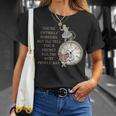 Bonkers Quote Time 不思議の国のアリス Tシャツ 彼女への贈り物