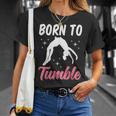 Born To Tumble おもしろアクロバット 体操 体操 Tシャツ 彼女への贈り物