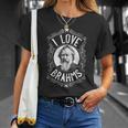 Brahms ドイツクラシック音楽作曲家 Johannes Brahms Tシャツ 彼女への贈り物