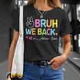 Bruh We Back Admin Team Back To School First Day Of School T-Shirt Gifts for Her
