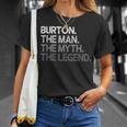 Burton -The Man Myth Legend Tシャツ 彼女への贈り物