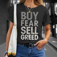 Buy Fearell Greed Tシャツ 彼女への贈り物