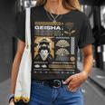 Camisa Japonesa Geisha Asiática Camiseta unisex Regalos para ella