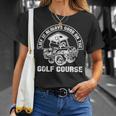 Campo De Golf Regalo Para Hombres Golfista Jugar Al Golf Camiseta unisex Regalos para ella