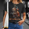 Capybara Don't Worry Be Capy Video Game Retro Vintage T-Shirt Gifts for Her