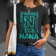 Cheery Nana Grandma レタープリント Tシャツ 彼女への贈り物