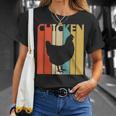 Chicken ニワトリ 動物 Tシャツ 彼女への贈り物