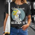 Cockatoo Meme T、面白い叫び声を上げているキバタン Tシャツ 彼女への贈り物