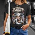 I Cook And I Know Things シェフクックヘルパー Tシャツ 彼女への贈り物