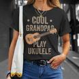 Cool Grandpas Play ウクレレ ウクレレ ミュージックギター Tシャツ 彼女への贈り物